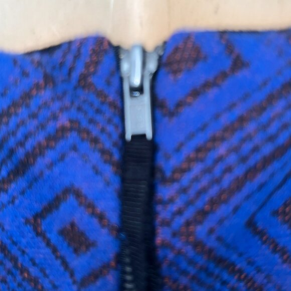 Anthropologie HD in Paris Dress in Coral and Blue - Size MP - Picture 13 of 15